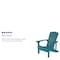 Flash Furniture Charlestown All-Weather Poly Resin Wood Adirondack Chairs in Sea Foam, PK2 2-JJ-C14501-SFM-GG - alternate 5